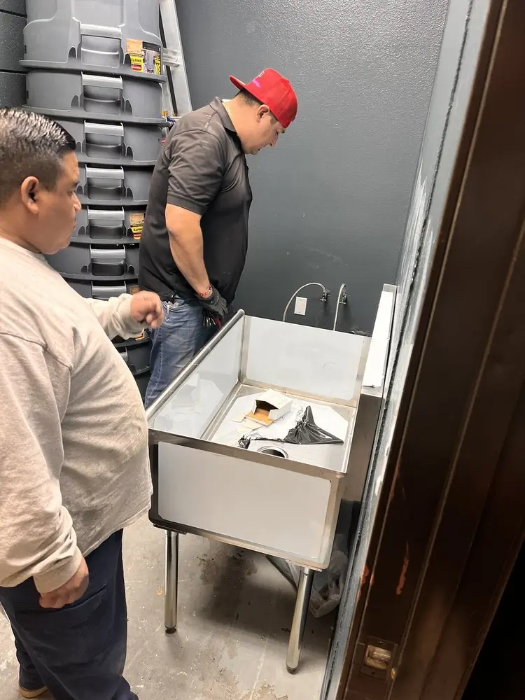 Commercial plumbing and sink installation in Indian River City